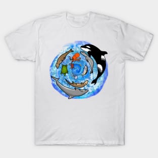 Sea Life Spiral T-Shirt